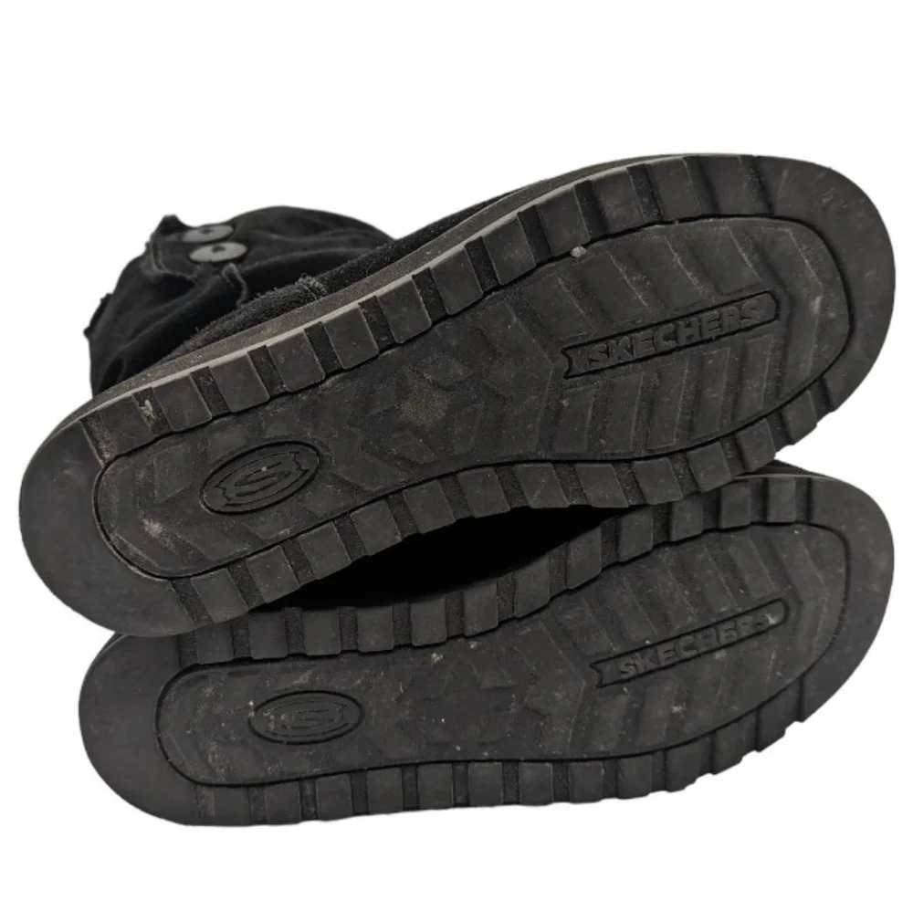 Skechers Women's Black Buttoned Winter Boots